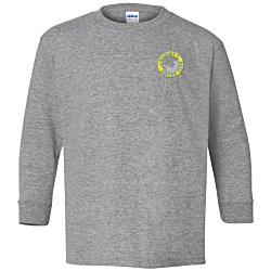 Gildan 5.3 oz. Cotton LS T-Shirt - Youth - Embroidered