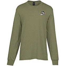 Optimal Tri-Blend Long Sleeve T-Shirt - Men's - Embroidered