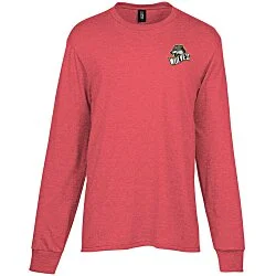 Optimal Tri-Blend Long Sleeve T-Shirt - Men's - Embroidered