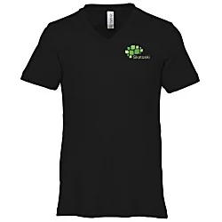 Bella+Canvas Tri-Blend V-Neck T-Shirt - Men's - Embroidered