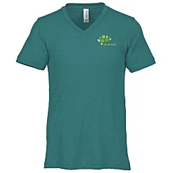 Bella+Canvas Tri-Blend V-Neck T-Shirt - Men's - Embroidered