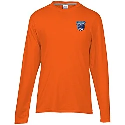 Principle Performance Blend Long Sleeve T-Shirt - Colors - Embroidered