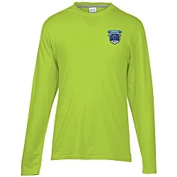 Principle Performance Blend Long Sleeve T-Shirt - Colors - Embroidered