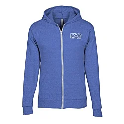 Lightweight Tri-Blend Full-Zip Hoodie - Screen
