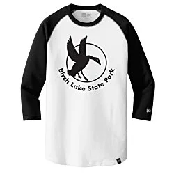 New Era Heritage Blend 3/4 Sleeve Baseball Tee - Men's - Screen