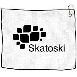 Waffle Knit Golf Towel - 15" x 18"