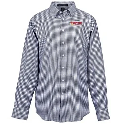 CrownLux Performance Micro Windowpane Shirt - Men's
