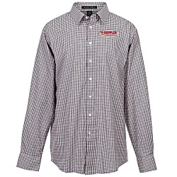 CrownLux Performance Micro Windowpane Shirt - Men's