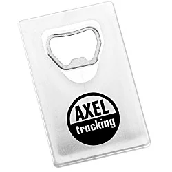 Credit Card Bottle Opener - Translucent - 24 hr