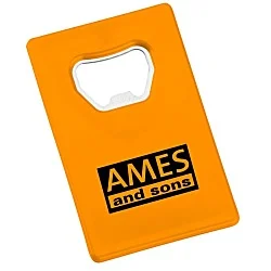 Credit Card Bottle Opener - Opaque - 24 hr