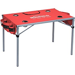 Tailgate Table with Cooler