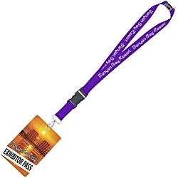 Maverick Lanyard & Badge Combo - 40" - 5" x 3"