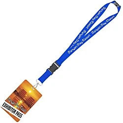 Maverick Lanyard & Badge Combo - 40" - 5" x 3"