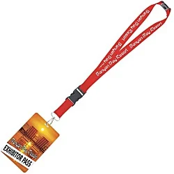 Maverick Lanyard & Badge Combo - 40" - 5" x 3"