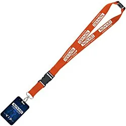 Maverick Lanyard & Badge Combo - 40" - 3-1/2" x 2"