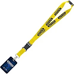 Maverick Lanyard & Badge Combo - 40" - 3-1/2" x 2"