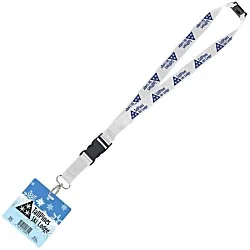 Maverick Lanyard & Badge Combo - 40" - 3-1/2" x 3-1/2"
