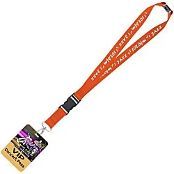 Maverick Lanyard & Badge Combo - 40" - 4" x 3"