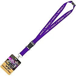 Maverick Lanyard & Badge Combo - 40" - 4" x 3"