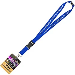 Maverick Lanyard & Badge Combo - 40" - 4" x 3"