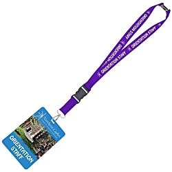 Maverick Lanyard & Badge Combo - 40" - 6" x 4"