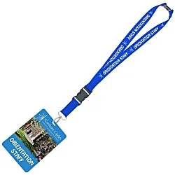 Maverick Lanyard & Badge Combo - 40" - 6" x 4"