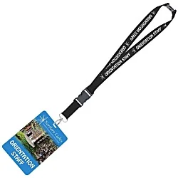 Maverick Lanyard & Badge Combo - 40" - 6" x 4"