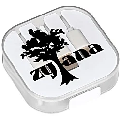 Novi Duo Charging Cable with Phone Stand Case