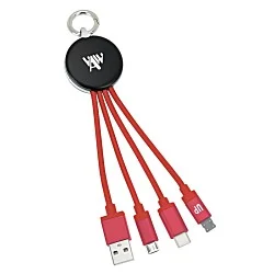 Metallic Light-Up Logo Charging Cable