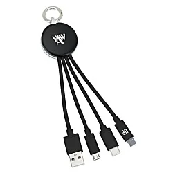 Metallic Light-Up Logo Charging Cable