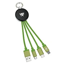 Metallic Light-Up Logo Charging Cable