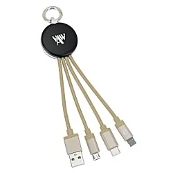 Metallic Light-Up Logo Charging Cable