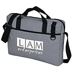 Heathered Briefcase Bag