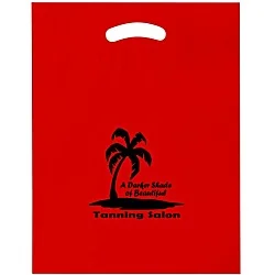 Recyclable Reinforced Handle Plastic Bag - 15" x 12"
