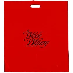 Recyclable Reinforced Handle Plastic Bag - 22" x 20"