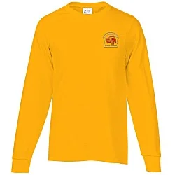 Port & Company Essential Long Sleeve T-Shirt - Embroidered