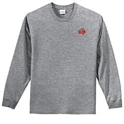 Port & Company Essential Long Sleeve T-Shirt - Embroidered
