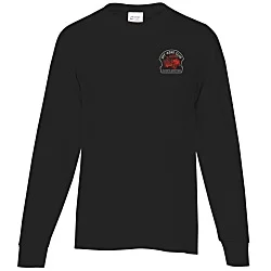 Port & Company Essential Long Sleeve T-Shirt - Embroidered