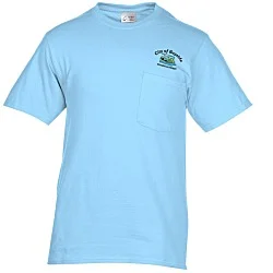 Port & Company Essential Pocket T-Shirt - Embroidered