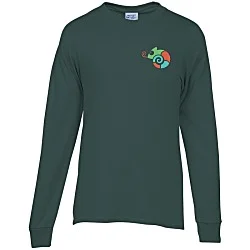 Port 50/50 Blend Long Sleeve T-Shirt - Colors - Embroidered