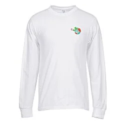 Port 50/50 Blend Long Sleeve T-Shirt - Embroidered