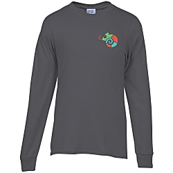 Port 50/50 Blend Long Sleeve T-Shirt - Colors - Embroidered