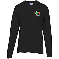 Port 50/50 Blend Long Sleeve T-Shirt - Colors - Embroidered