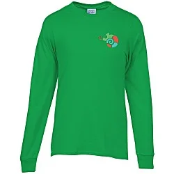 Port 50/50 Blend Long Sleeve T-Shirt - Colors - Embroidered