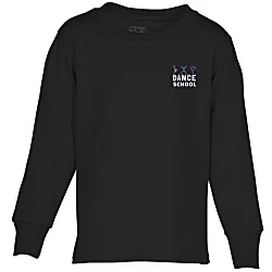 Port Classic 5.4-oz Long Sleeve T-Shirt - Youth - Embroidered