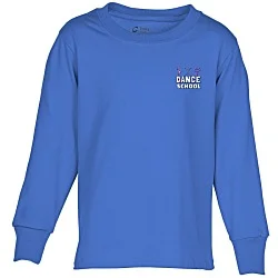 Port Classic 5.4-oz Long Sleeve T-Shirt - Youth - Embroidered