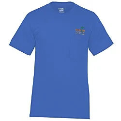 Port Classic 5.4-oz Pocket T-Shirt - Men's - Embroidered