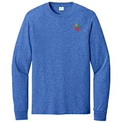 Port Classic 5.4-oz Long Sleeve T-Shirt - Men's - Colors - Embroidered