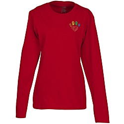 Port Classic 5.4 oz. Long Sleeve T-Shirt - Ladies' - Colors - Embroidered