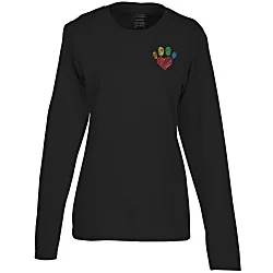 Port Classic 5.4 oz. Long Sleeve T-Shirt - Ladies' - Colors - Embroidered